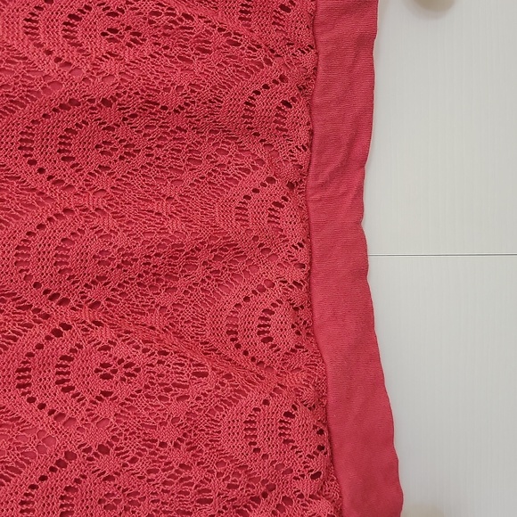 Sonoma Lace Tee Scoop Neck Short Sleeves Burnt Orange Petite Large LP - Picture 8 of 13